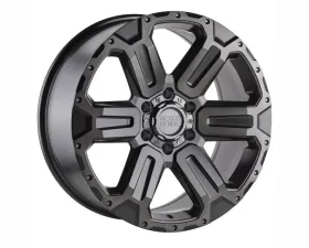Black Rhino Wanaka Wheel 17x8.5 6x139.70 12 Matte Gunmetal w/Brushed Face and Gunmetal Tint