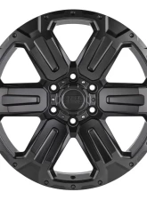 Black Rhino Wanaka Wheel 17x8.5 6x139.70 12 Matte Gunmetal w/Brushed Face and Gunmetal Tint                                     - 1785WKA126140G12 - Image 3