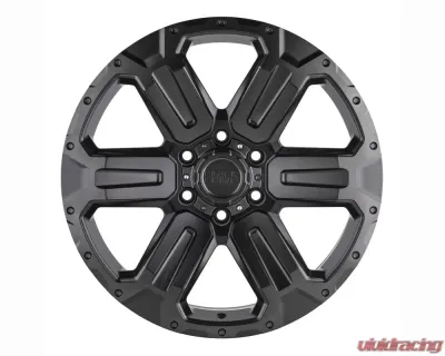 Black Rhino Wanaka Wheel 17x8.5 6x139.70 12 Matte Gunmetal w/Brushed Face and Gunmetal Tint - 1785WKA126140G12