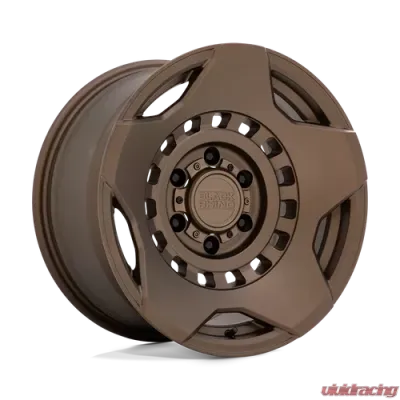 Black Rhino Muzzle Wheel 17x9 6x5.5 +0mm Matte Bronze - 1790MZE006140Z12