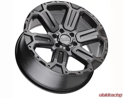 Black Rhino Wanaka Wheel 18x9 6x139.70 12 Matte Gunmetal w/Brushed Face and Gunmetal Tint - 1890WKA126140G12