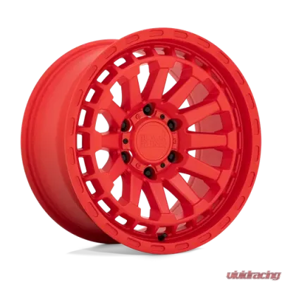 Black Rhino Raid Wheel 18x9.5 6x5.5 -18mm Matte Red - 1895RAD-86140R12