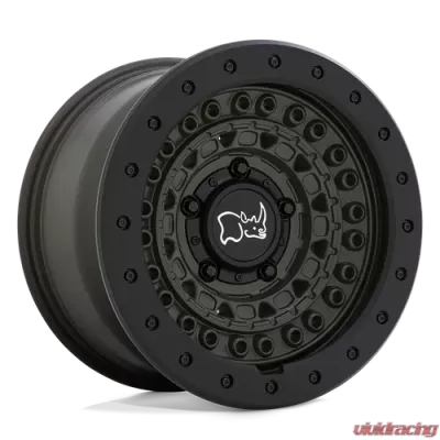 Black Rhino Barricade Wheel 20x9 6x120 +10mm Olive Dab Green w/Black Rock Guard - 2090BCD106120N67