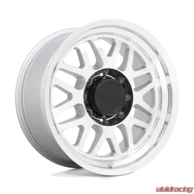 Black Rhino Delta Wheel 20x9.5 8x170 -18mm Gloss Silver w/Mirror Face & Lip - 2095DLT-88170S25