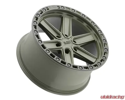 Black Rhino Henderson Wheel 17x9  6x135 0mm OD Green w/Black Lip Edge & Black Bolts - 1790HDS006135N87