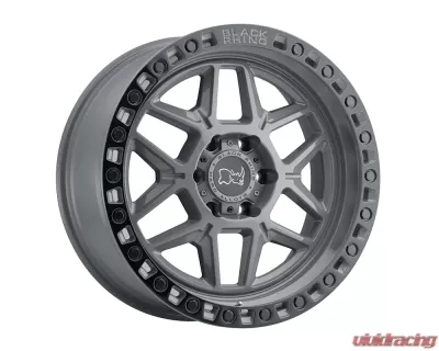 Black Rhino Kelso Wheel 17x9  6x139.7 -12mm Battleship Gray w/Black Lip Edge & Black Bolts - 1790KLS-26140G12