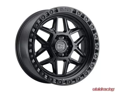 Black Rhino Kelso Wheel 18x9  6x139.7 -12mm Matte Black w/Black Bolts - 1890KLS-26140M12