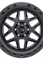 Black Rhino Kelso Wheel 18x9  6x139.7 -12mm Matte Black w/Black Bolts                                     - 1890KLS-26140M12 - Image 3