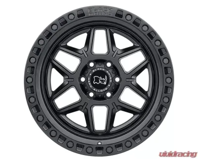 Black Rhino Kelso Wheel 18x9  6x139.7 -12mm Matte Black w/Black Bolts - 1890KLS-26140M12
