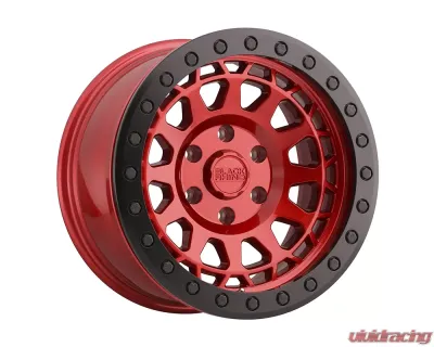 Black Rhino Primm Beadlock Wheel 17x8.5  6x139.7 -30mm Candy Red w/Black Ring & Black Bolts - 1785PRM-06140R12