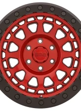 Black Rhino Primm Beadlock Wheel 17x8.5  6x139.7 -30mm Candy Red w/Black Ring & Black Bolts                                     - 1785PRM-06140R12 - Image 3