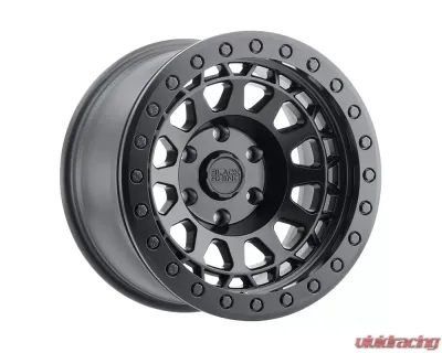 Black Rhino Primm Beadlock Wheel 17x8.5  5x127 -38mm Matte Black w/Black Bolts - 1785PRM-85127M71