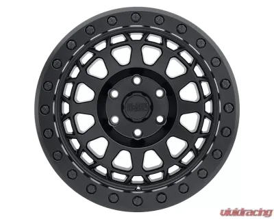 Black Rhino Primm Beadlock Wheel 17x8.5  5x127 -38mm Matte Black w/Black Bolts - 1785PRM-85127M71