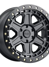 Black Rhino Reno Wheel 17x9  5x114.3 -18mm Matte Black w/Brass Bolts                                     - 1790REN-85114M71 - Image 3