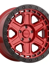 Black Rhino Reno Wheel 17x9 5x127 | 5x5 -18mm Candy Redw/Black Lip Edge & Black Bolts                                     - 1790REN-85127R71 - Image 3