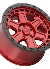 Black Rhino Reno Wheel 17x9 5x127 | 5x5 -18mm Candy Redw/Black Lip Edge & Black Bolts                                     - 1790REN-85127R71 - Image 2