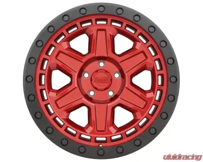 Black Rhino Reno Wheel 17x9 5x127 | 5x5 -18mm Candy Redw/Black Lip Edge & Black Bolts - 1790REN-85127R71