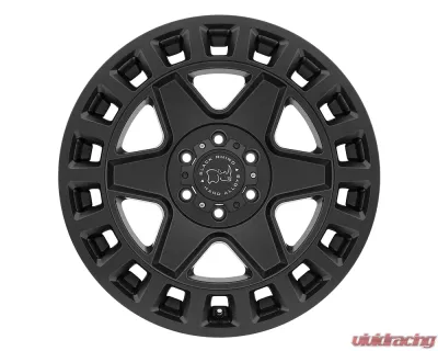 Black Rhino York Wheel 17x8  6x130 38mm Matte Black - 1780YRK386130M84