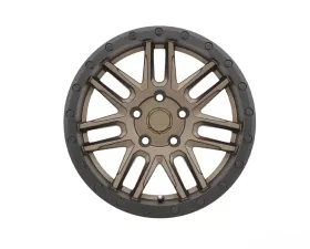Black Rhino Arches Wheel 17x8 5x100 30mm Matte Bronze w/ Black Lip Edge & Black Bolts