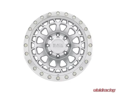 Black Rhino Primm Wheel 17x9 6x139.70|6x5.5 0mm Silver w/ Mirror Face & Lip Edge - 1790PRM006140S12