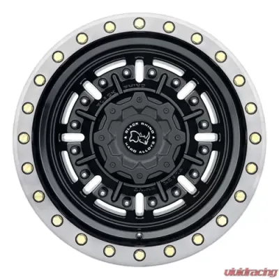 Black Rhino Abrams 20x9.5 5x127 | 5x5 -18 Gun Black w/Machined Dark Tint Lip - 2095ABR-85127B71