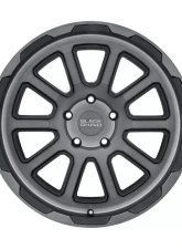 Black Rhino Chase Brushed Gunmetal Wheel 17x8.5 6x139.70|6x5.5 0mm CB112.1                                     - 1785CHS006140G12 - Image 3