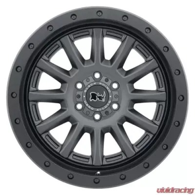 Black Rhino Dugger 17x8.5 6x139.7 +00  Gun Black - 1785DGR006140M12