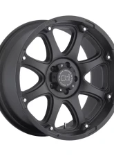 Black Rhino Glamis Matte Black Wheel 18x9 5x127 | 5x5 -12mm CB78                                     - 1890GLA-25127M78 - Image 2