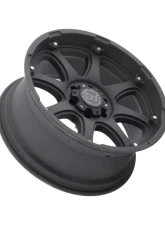 Black Rhino Glamis Matte Black Wheel 20x9 6x139.70|6x5.5 -12mm CB112                                     - 2090GLA-26140M12 - Image 3