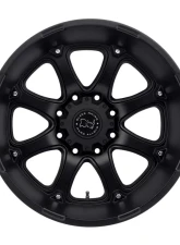 Black Rhino Glamis Matte Black Wheel 18x9 8x170 -12mm CB125                                     - 1890GLA-28170M25 - Image 3