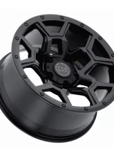 Black Rhino Overland Matte Black Wheel 20x9.5 5x127 | 5x5 -18mm CB71.6                                     - 2095VRL-85127M71 - Image 3