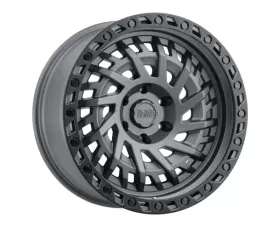 Black Rhino Shredder 17x9.0 5x127 | 5x5 +00 Matte Gunmetal w/Black Lip Edge