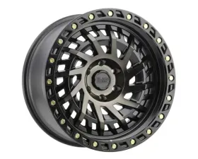 Black Rhino Shredder 17x9.0 5x139.7 +00  Matte Black w/Machined Dark Tint