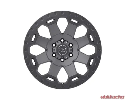 Black Rhino Warlord Matte Gunmetal Wheel 18x9 8x165.10|8x6.5 12mm CB122.1 - 1890WAR128165G22