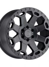 Black Rhino Warlord Matte Gunmetal Wheel 18x9 8x165.10|8x6.5 12mm CB122.1                                     - 1890WAR128165G22 - Image 2