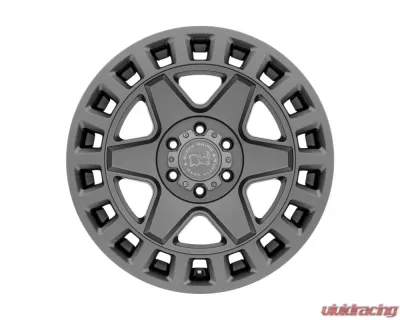 Black Rhino York Matte Gunmetal Wheel 17x8 6x130 52mm CB84 - 1780YRK526130G84