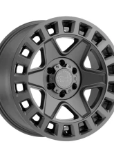 Black Rhino York Matte Gunmetal Wheel 17x8 6x130 52mm CB84                                     - 1780YRK526130G84 - Image 2