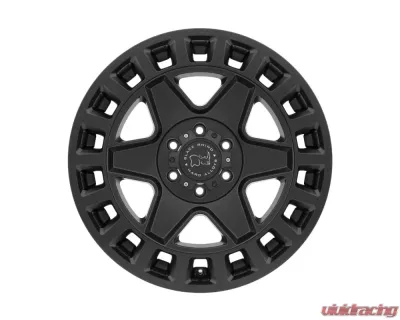 Black Rhino York Matte Black Wheel 17x8 6x130 52mm CB84.1 - 1780YRK526130M84