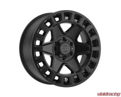 Black Rhino York Matte Black Wheel 17x8 6x130 52mm CB84.1 - 1780YRK526130M84