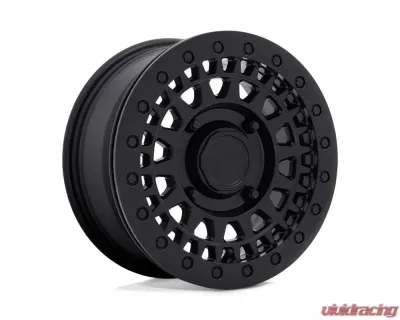 Black Rhino Powersports Parker Beadlock UTV Wheel 14x7 4x156 51mm Matte Black - 1470PKB514156M32