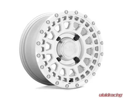 Black Rhino Powersports Parker UTV Wheel 15x7 4x110 36mm Silver w/Mirror Cut Face - 1570PKR364110S82
