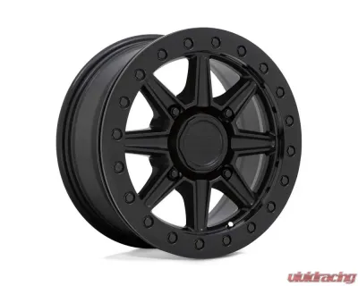 Black Rhino Powersports Webb Beadlock UTV Wheel 14x7 4x156 51mm Matte Black - 1470WBB514156M32