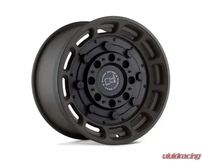 Black Rhino Warthog Wheel 20x9.5 5x5.0 2mm Matte Olive Dab Green w/Black Center - 2095WHG025127N71