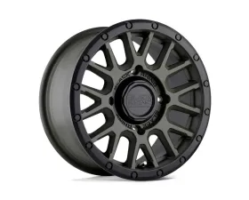 Black Rhino Powersports La Paz UTV Wheel 15x7 4x137 36mm Olive Drab Green w/Black Lip