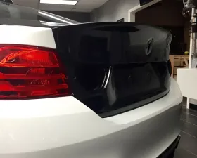 Status Gruppe Carbon Fiber CSL Style Rear Trunk Lid Single Sided 2x2 CF BMW F82 M4 2015-2020