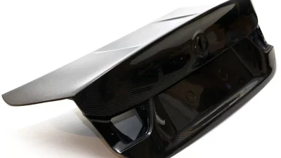 Status Gruppe Carbon Fiber CSL Style Rear Trunk Lid Single Sided 2x2 CF BMW F82 M4 2015-2020                                     - SGF82M4TLSS2x2 - Image 2