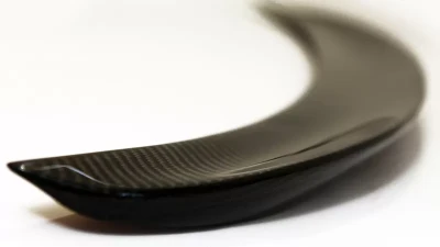 Status Gruppe Carbon Fiber Rear Trunk Lid Spoiler 1x1 CF High Kick BMW F30|F80 2012-2018                                     - SGTBMWF30/80CFLS1X1H - Image 3