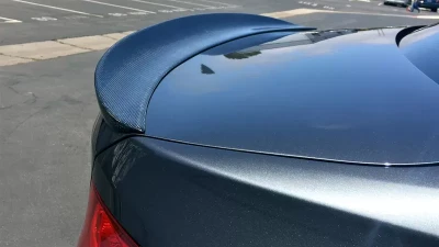 Status Gruppe Carbon Fiber Rear Trunk Lid Spoiler 1x1 CF High Kick BMW F30|F80 2012-2018                                     - SGTBMWF30/80CFLS1X1H - Image 6