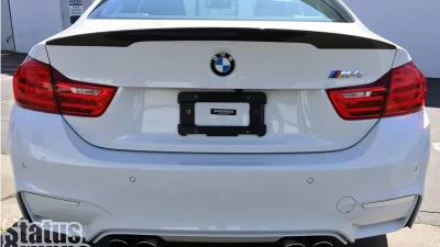 Status Gruppe 2x2 Carbon Fiber Trunk Lid Spoiler BMW F82 M4 2015-2019                                     - SGTBMWF82M4CFLS2x2 - Image 5