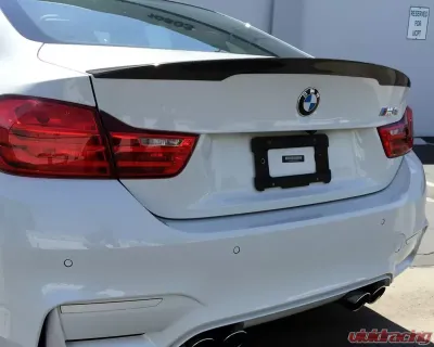 Status Gruppe 2x2 Carbon Fiber Trunk Lid Spoiler BMW F82 M4 2015-2019 - SGTBMWF82M4CFLS2x2
